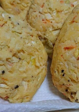 3種の野菜とチーズの米粉パン-レシピのメイン写真