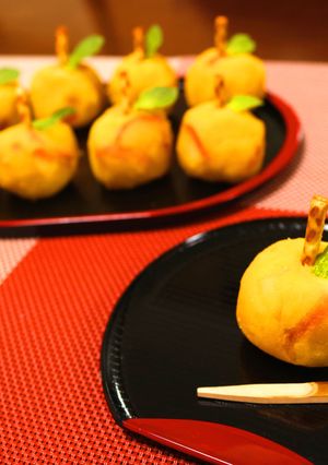 お正月に♪さつまいもとりんごのきんとん-レシピのメイン写真