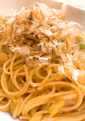 ねぎ味噌和風パスタ-レシピのメイン写真