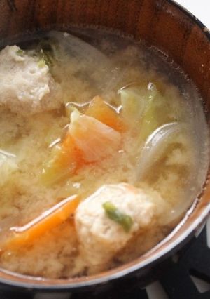 コクのある鶏つみれのあったかスープ-レシピのメイン写真