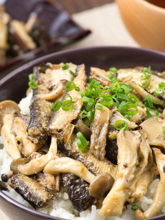 サーディンのねぎ塩きのこ丼-レシピのメイン写真