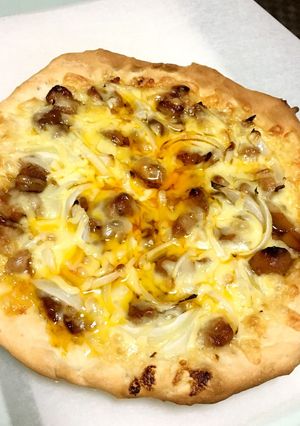 HBで簡単☆照り焼きチキンピッザー!-レシピのメイン写真
