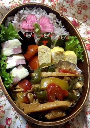 和モダン♪市松模様のハムチーズ海苔巻き♪-レシピのメイン写真