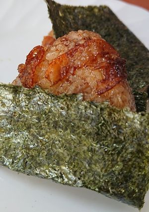 マーマレード醤油だれde磯辺焼きおにぎり-レシピのメイン写真