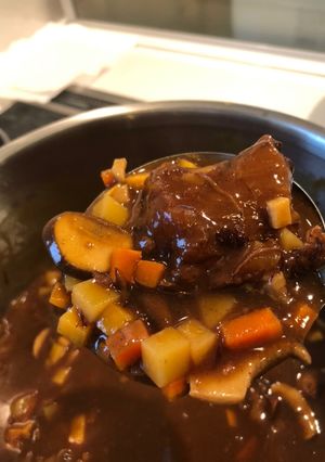 我が家の牛すじカレー-レシピのメイン写真