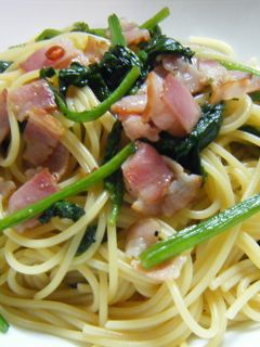 ★ほうれん草とベーコンの和風パスタ★-レシピのメイン写真