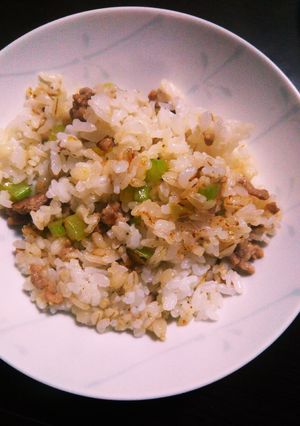 森崎さんのセロリ混ぜご飯-レシピのメイン写真