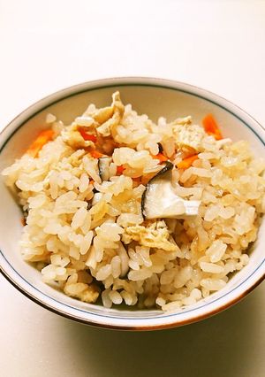 炊き込みご飯(お米2合&炊飯器)-レシピのメイン写真