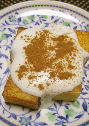 おひとりさまのカステラでホットデザート-レシピのメイン写真