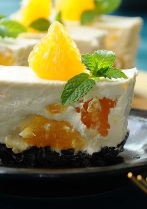 デコポンのレアチーズケーキ-レシピのメイン写真