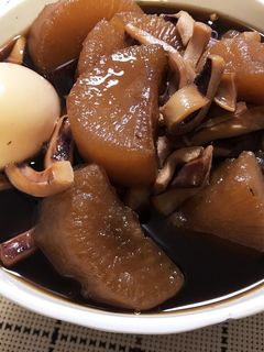 圧力鍋でイカと大根の煮物-レシピのメイン写真