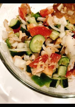 余った野菜で♡簡単スペイン風サラダ-レシピのメイン写真