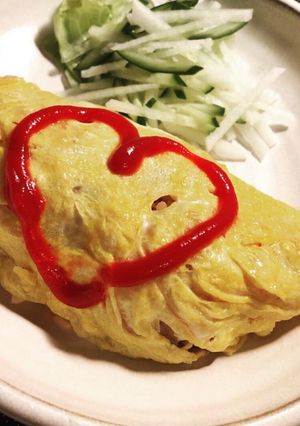 オムライスに！炊飯器簡単ケチャップライス-レシピのメイン写真