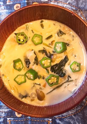 簡単あったか☆きのこと野菜の豆乳スープ-レシピのメイン写真
