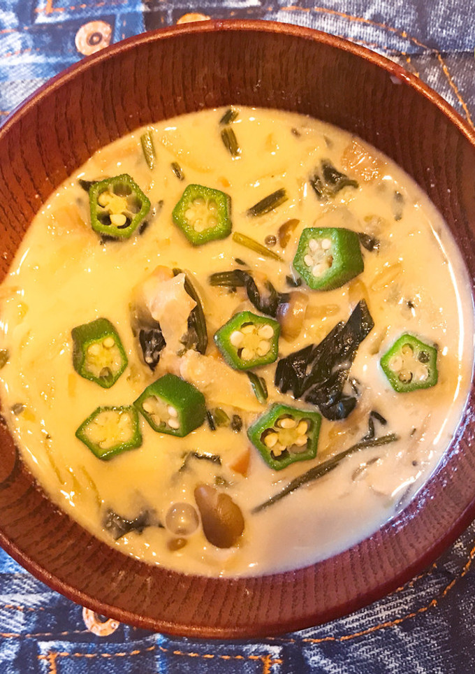 簡単あったか☆きのこと野菜の豆乳スープ-レシピのメイン写真