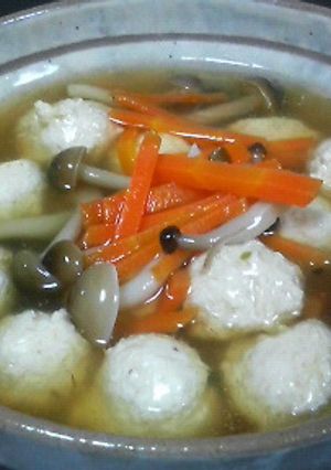 鶏だんごの中華スープ-レシピのメイン写真