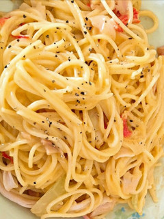 チェダーチーズの濃厚カルボナーラ-レシピのメイン写真