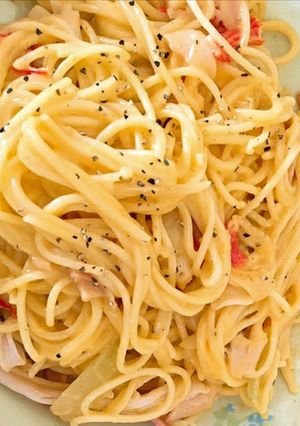 チェダーチーズの濃厚カルボナーラ-レシピのメイン写真