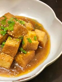 海苔の佃煮で♪磯の香りの揚げ出し豆腐-レシピのメイン写真