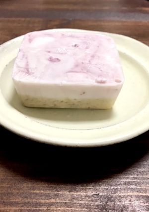 豆腐バナナレアチーズケーキ（砂糖なし）-レシピのメイン写真