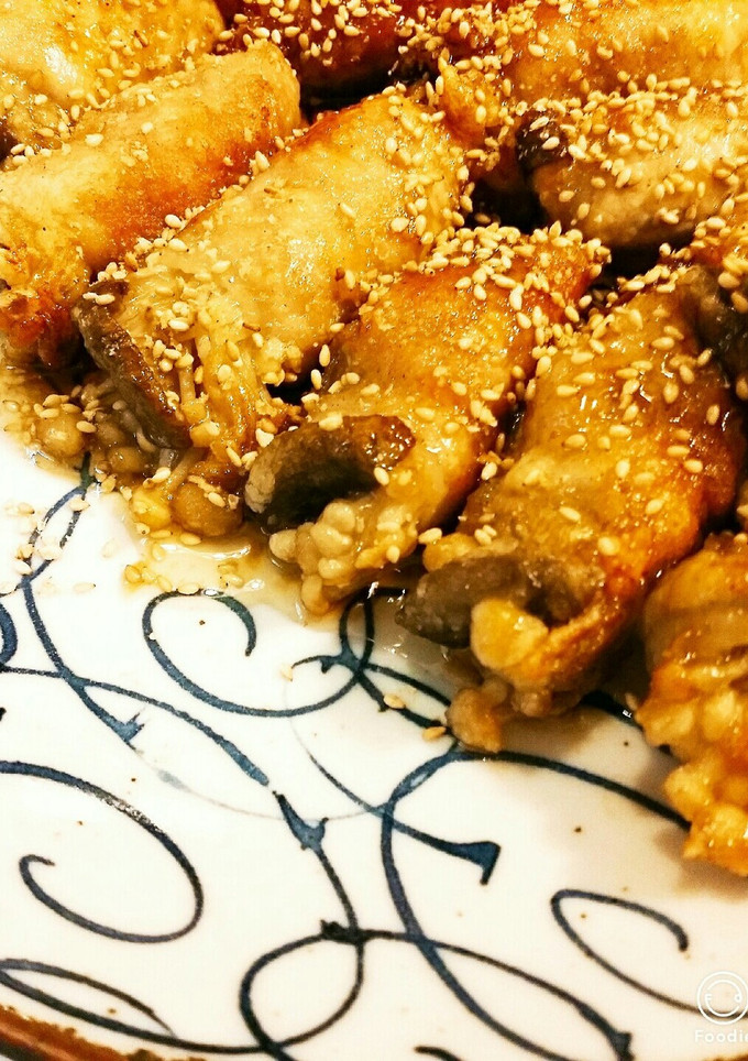 簡単★えのきとエリンギ肉巻き-レシピのメイン写真