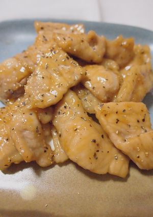黒胡椒たっぷりで☆甘辛豚焼き-レシピのメイン写真