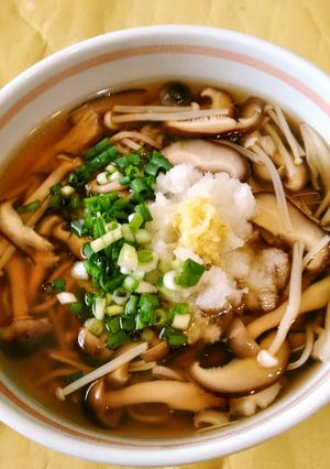 暖まる☆キノコあんかけそば-レシピのメイン写真
