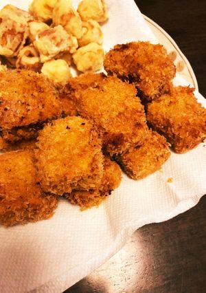 かぼちゃの煮物リメイク！かぼちゃコロッケ-レシピのメイン写真