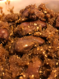 おろし生姜まみれの鶏肝の甘辛煮-レシピのメイン写真
