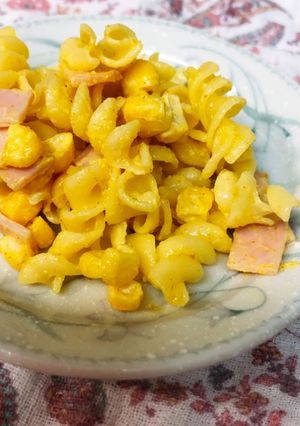 カレー風味のマカロニサラダ コーン入り-レシピのメイン写真