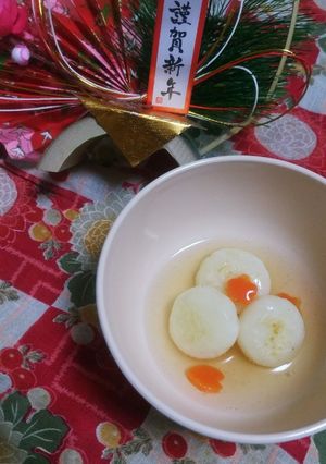 離乳食初期～　お正月＊餡かけポテトもち＊-レシピのメイン写真