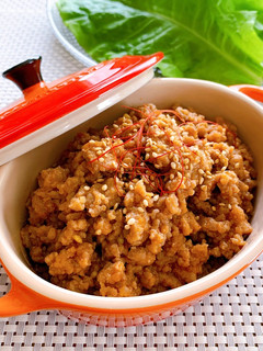 ご飯のおともに★簡単ピリ辛肉そぼろ-レシピのメイン写真