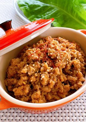 ご飯のおともに★簡単ピリ辛肉そぼろ-レシピのメイン写真