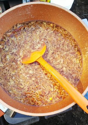 BBQメニューQuickオニオンsoup-レシピのメイン写真