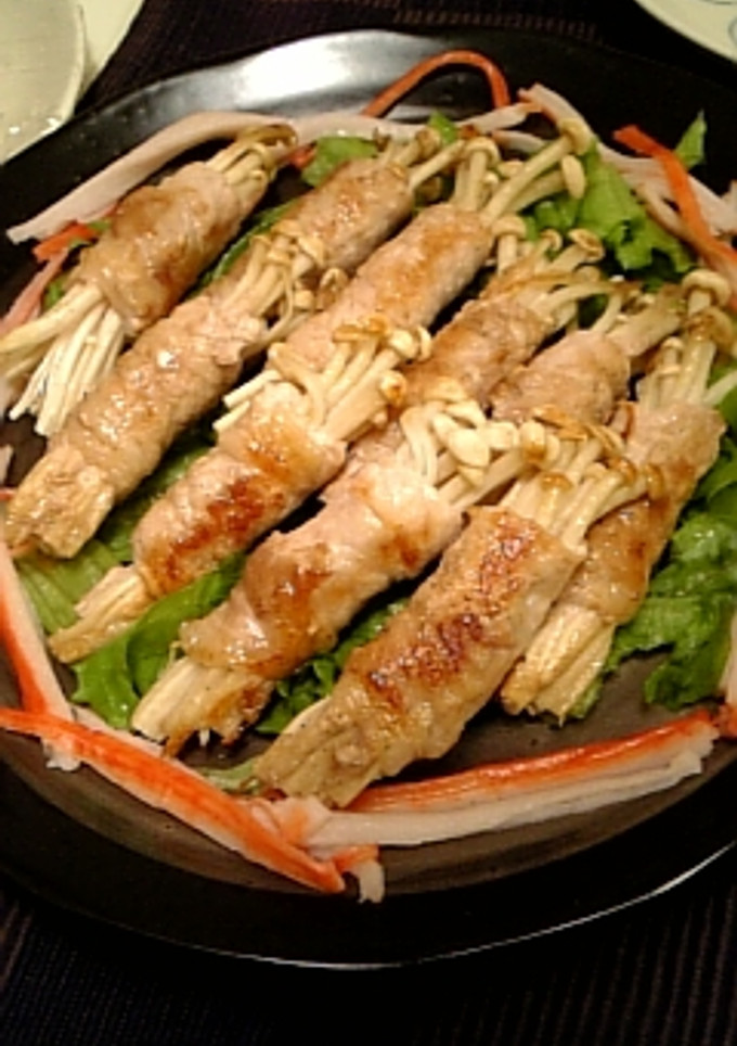 豚肉のえのき巻き-レシピのメイン写真