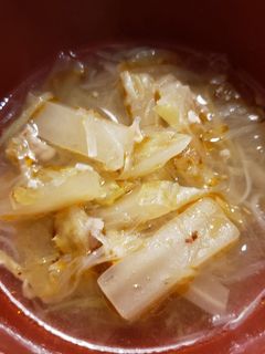 白菜漬と豚肉のスープ-レシピのメイン写真