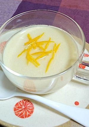 なめらかおとうふゆずプリン-レシピのメイン写真