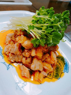 あたた生だししょうゆで鶏もも肉のハワイ風-レシピのメイン写真
