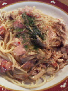 舞茸とベーコンのパスタ-レシピのメイン写真
