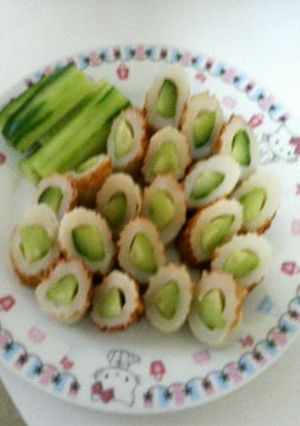 ★ちくわにキューリつめちゃえ★-レシピのメイン写真