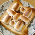 簡単朝昼 マシュマロチーズチョコトースト