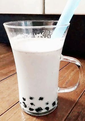 黒糖きなこ抹茶ミルクタピオカ ドリンク-レシピのメイン写真