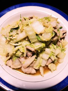 白菜と豚肉の卵炒め-レシピのメイン写真