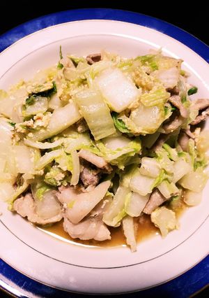 白菜と豚肉の卵炒め-レシピのメイン写真