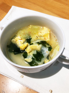 半端キャベツと卵の優しいスープ-レシピのメイン写真