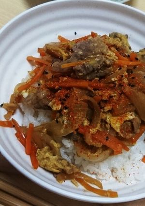 簡単我が家の牛丼♪-レシピのメイン写真
