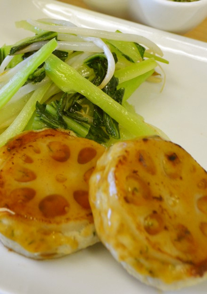 れんこんの挟み焼き-レシピのメイン写真