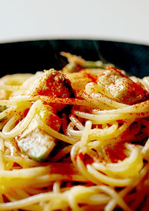 大人味♪わさび醤油でアボカドツナパスタ-レシピのメイン写真