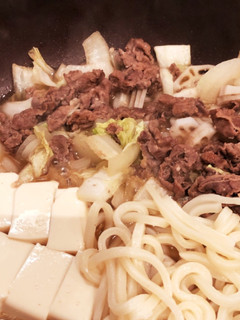 牛コマで!すきやき風煮物-レシピのメイン写真