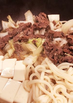 牛コマで！すきやき風煮物-レシピのメイン写真